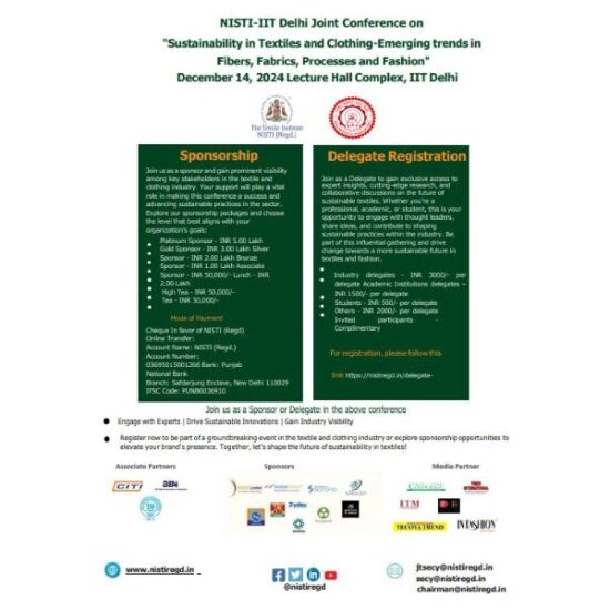 NISTI-IIT Delhi Conference- Registration