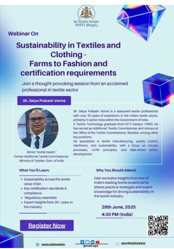 Exclusive Expert Session on Sustainability in Textiles